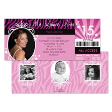 VIP Photo Quinceanera Invitation