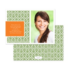Mosaic Maze Photo Birthday Invitation