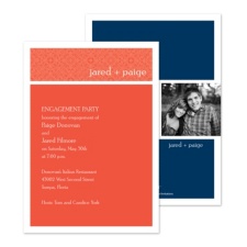 Bright Style Photo Engagement Party Invitation