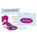 Ultrasound Seal and Send Photo Baby Shower Invitation