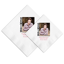 Senior Photo Ooh La Color Napkins