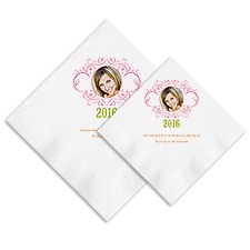 Sweet Flourishes Photo Ooh La Color Napkins