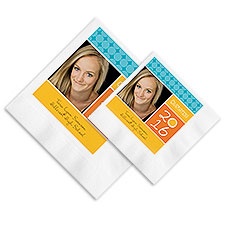 Geometrics Photo Ooh La Color Napkins
