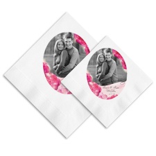 Watercolor Peonies Photo Ooh La Color Napkins