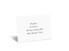 White Anniversary Reception Card