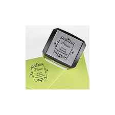 Custom Address Stamp - Square Frame