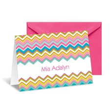 Jazzy Stripes Thank You Card