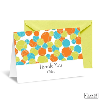 Diva Dots Thank You Card