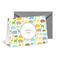 Zoo Time Thank You Card