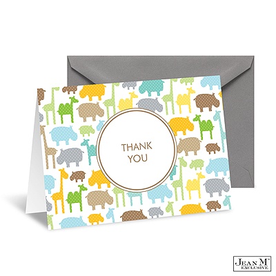 Zoo Time Thank You Card