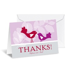 Nesting Note Card and Envelope - Amethyst