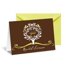 Treetop Note Card and Envelope - Margarita