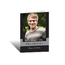 Distinguished Frames Graduation Thank You Card