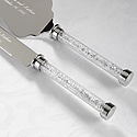 Personalized Glittering Handles Serving Set