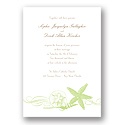 Seashore Finds - Pear - Invitation