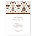 Alluring Arches - Chocolate - Invitation