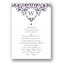 Lavish Details - Raisin Purple - Invitation