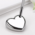 Blank Silver Heart Pen Set