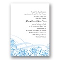 Swept Away - Cornflower - Invitation
