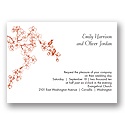 Cherry Blossoms - Scarlet - Invitation
