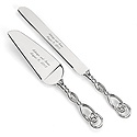 Personalized Love Knot Serving Set