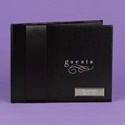 Personalized Black Ribbon Guest Book