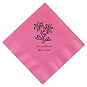 Pretty Pink Beverage Napkin