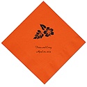 Orange Beverage Napkin