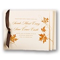 Falling Leaves - Invitation