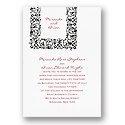 Pleasantly Posh - Bright White - Invitation