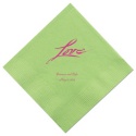 Lime Beverage Napkin