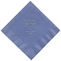 Periwinkle Beverage Napkin