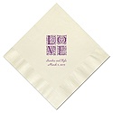 Ecru Beverage Napkin