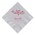 Silver Beverage Napkin