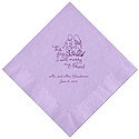 Lavender Beverage  Napkin