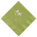 Olive Beverage Napkin