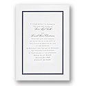 Classic Frame - Navy - Invitation