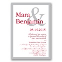 Ampersand - Bright Red Invitation