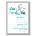 Ampersand - Peacock Invitation