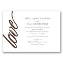 Modern Love - Chocolate Invitation