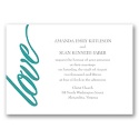 Modern Love - Peacock Invitation