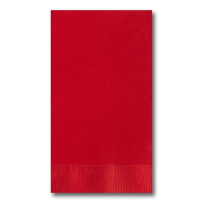 Red  Guest Towel
