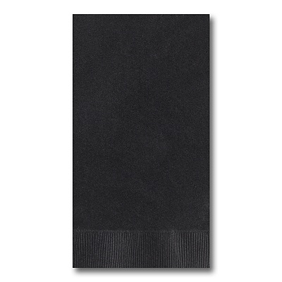 Black  Guest Towel