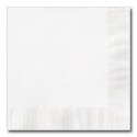 White Beverage Napkin