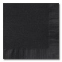 Black Luncheon Napkin