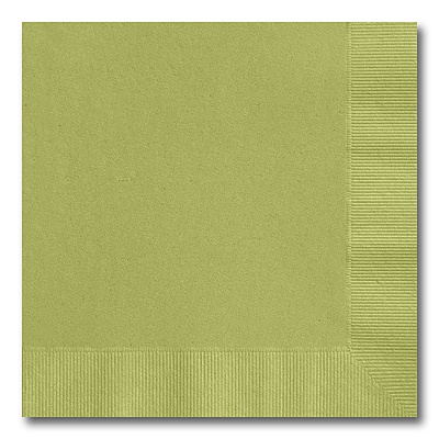 Light Olive Beverage Napkin
