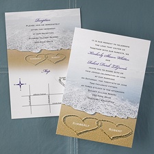 Love on the Beach - Val Style Invitation