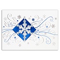 Snowflake Swirl Card