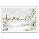 City Snowfall, Chicago Card