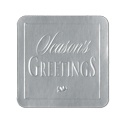Silver Season's Greeting Seal